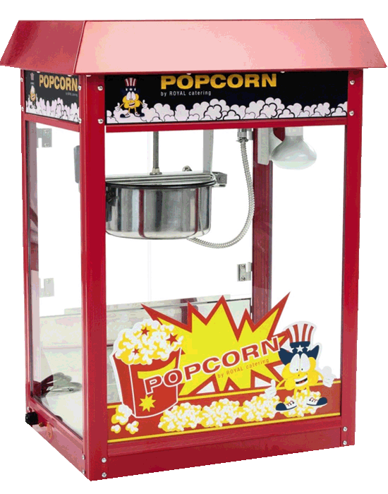 Popcornmaschine trans groß